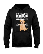 Golden Retriever Muscles Hooded Sweatshirt thumbnail
