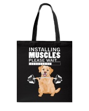 Golden Retriever Muscles Tote Bag thumbnail