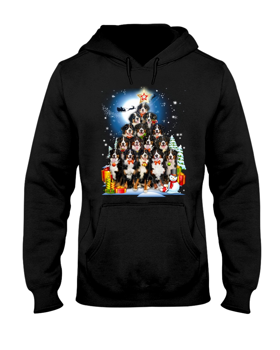 GAEA -Bernese Mountain Dog Pine - 1310 - 28 Hooded Sweatshirt