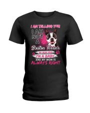 Boston Terrier Baby Ladies T-Shirt thumbnail