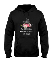 Motorcycles And Dog 2304 Hooded Sweatshirt thumbnail