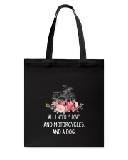Motorcycles And Dog 2304 Tote Bag thumbnail