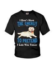 Golden Retriever Energy Youth T-Shirt thumbnail