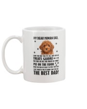 Poodle Dear Human Dad 0106 Mug back