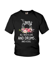 Drums And Dog 2304 Youth T-Shirt thumbnail