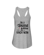 Skiing Kinda Mom 2304 Ladies Flowy Tank front