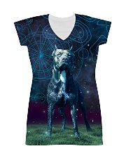 Pit Bull in the magic world All-over Dress thumbnail