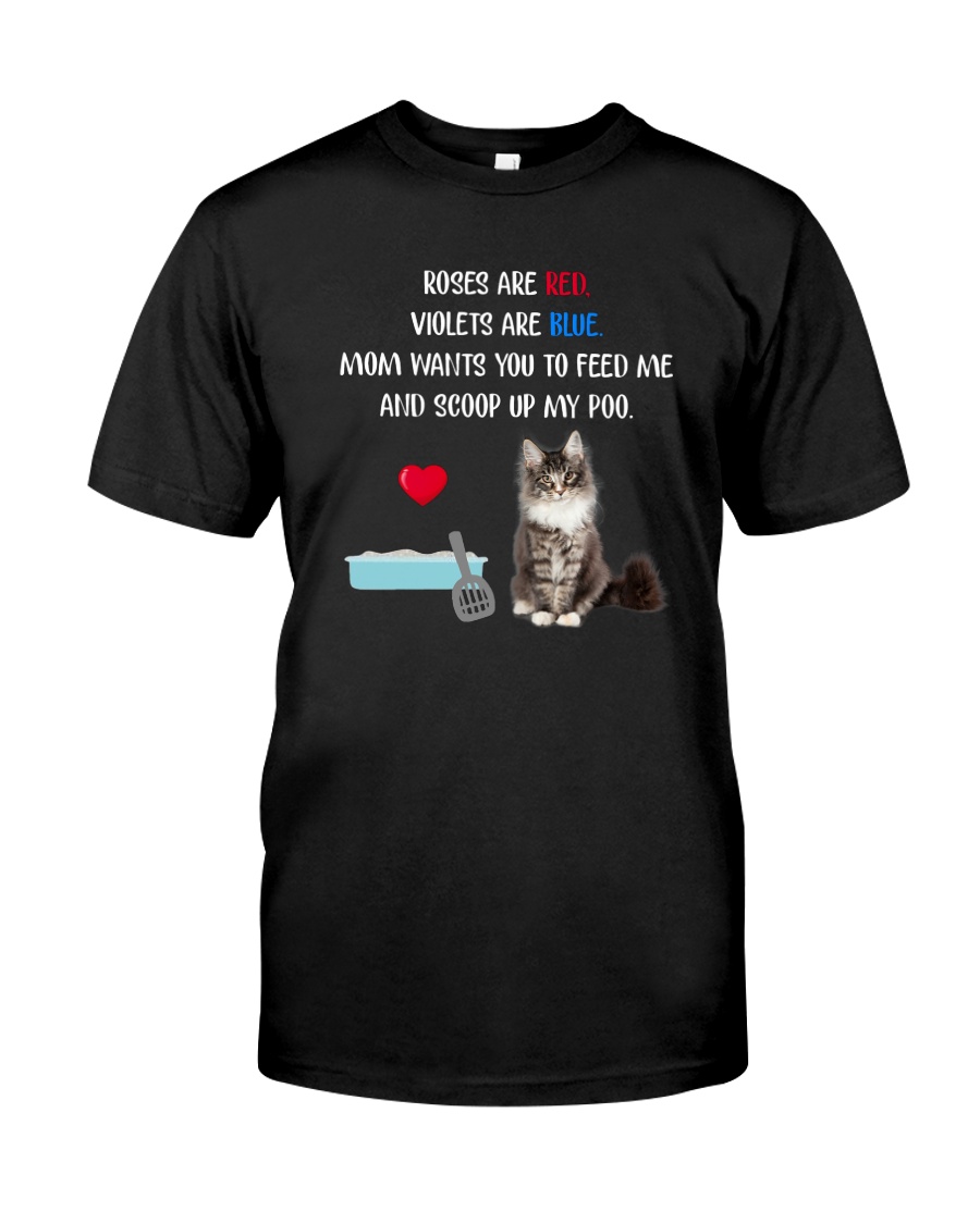 Cat Rose and Violet 1306 Classic T-Shirt