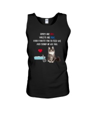 Cat Rose and Violet 1306 Unisex Tank thumbnail