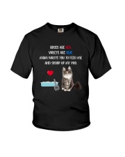 Cat Rose and Violet 1306 Youth T-Shirt thumbnail