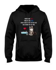 Cat Rose and Violet 1306 Hooded Sweatshirt thumbnail