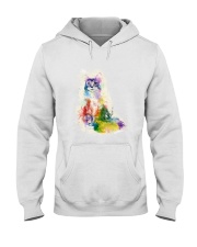 GAEA - Cat Water Color 0604 Hooded Sweatshirt thumbnail
