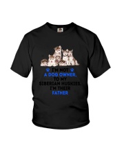 Siberian Husky Father 0106 Youth T-Shirt thumbnail