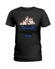 Siberian Husky Father 0106 Ladies T-Shirt thumbnail