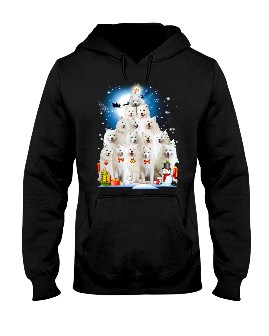 Samoyed Pine - 1410 - 91 Hooded Sweatshirt