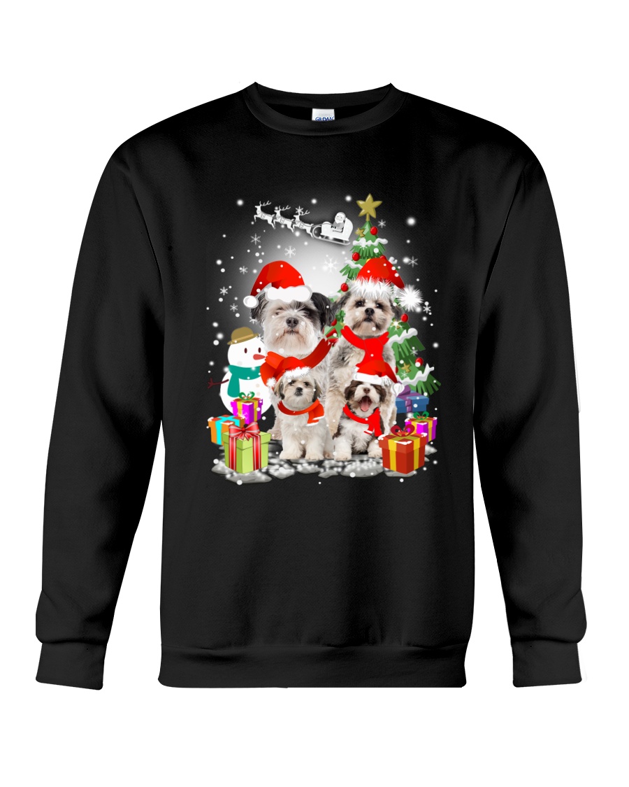 ZEUS - Shih Tzu Christmas - 2909 - A9 Crewneck Sweatshirt