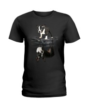 Boston Terrier Be Yourself Ladies T-Shirt thumbnail