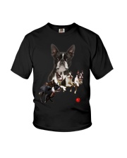 GAEA - Boston Terrier Runnig 1403 Youth T-Shirt thumbnail