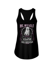 Golden Retriever Me Ladies Flowy Tank thumbnail
