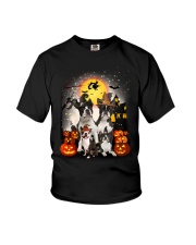 Boston Terrier Halloween Youth T-Shirt thumbnail