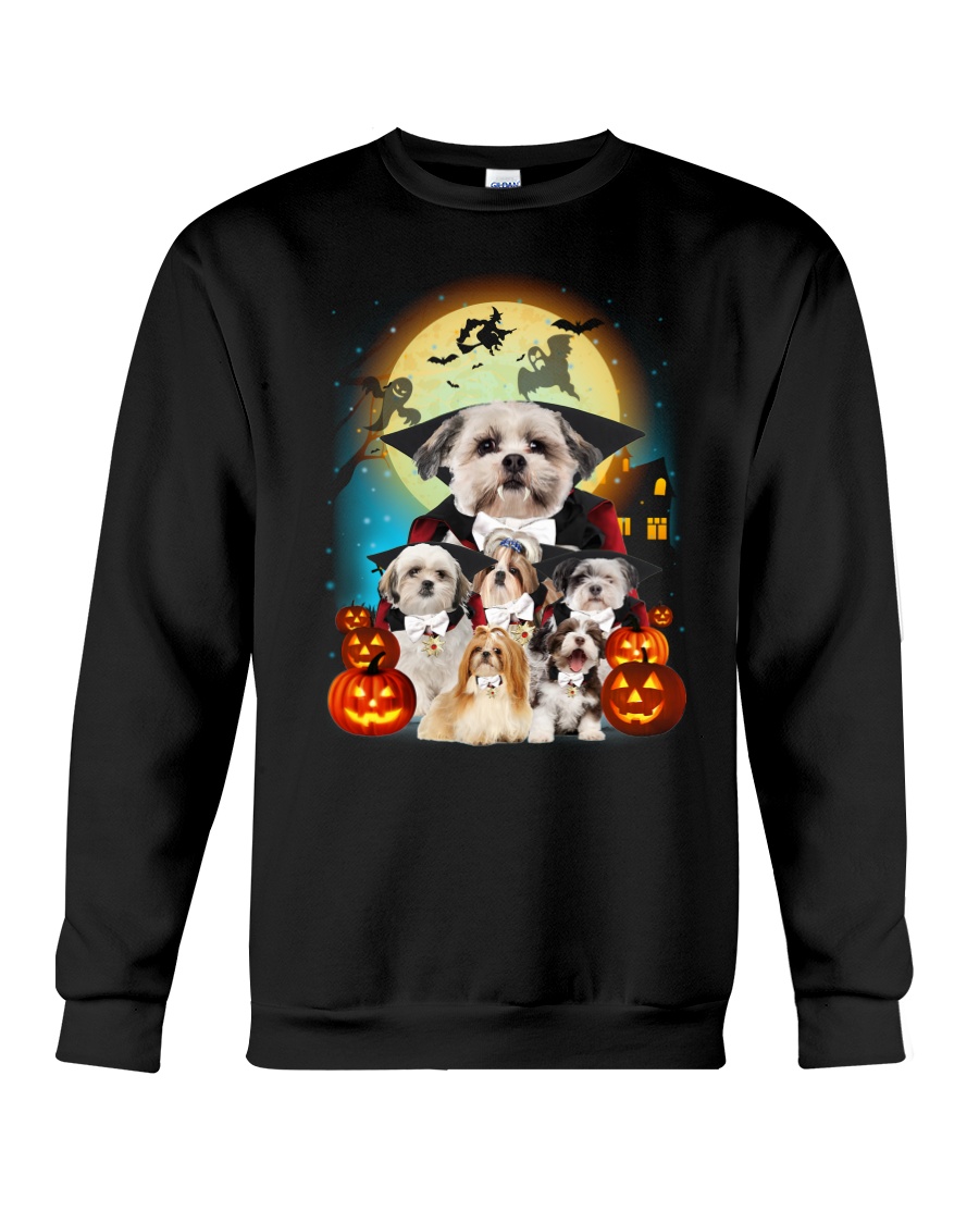 Shih Tzu Dracula - 2208 - 16 Crewneck Sweatshirt