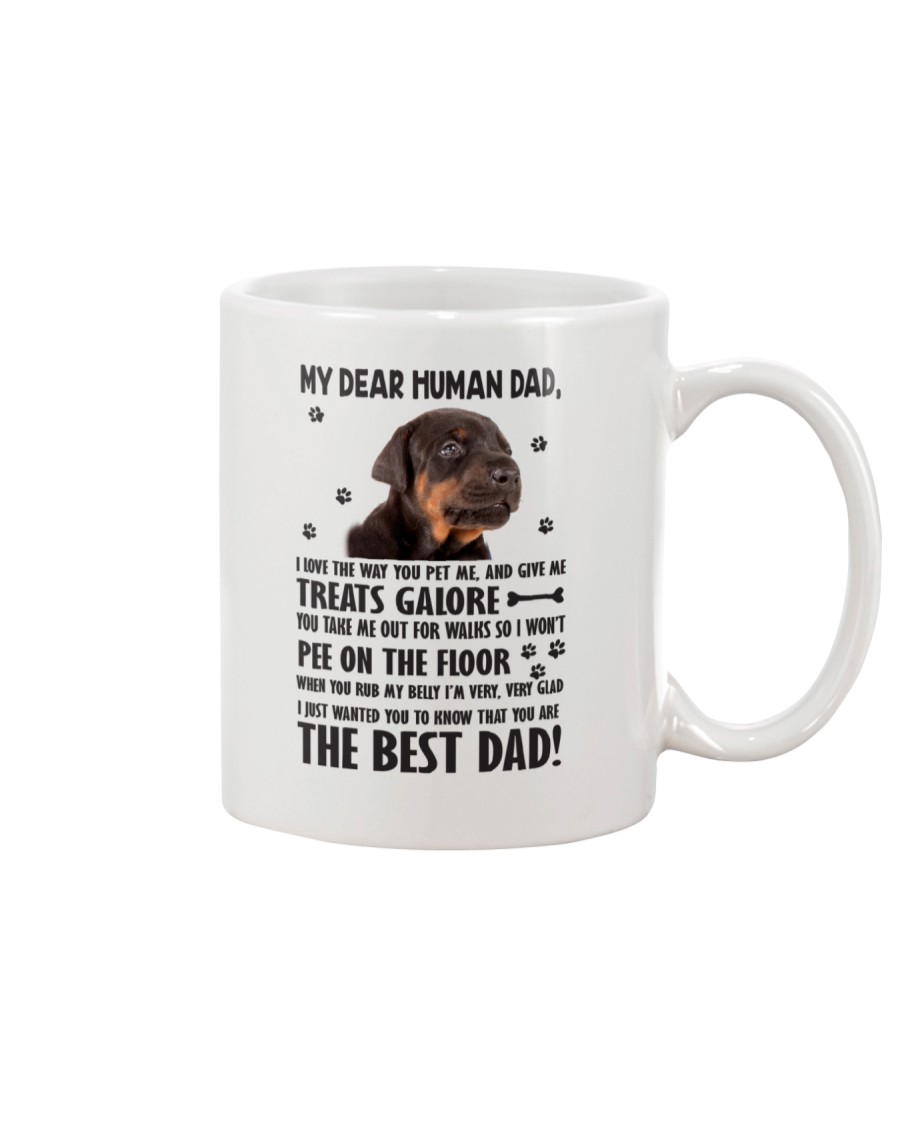 Doberman Pinscher Dear Human Dad 0106 Mug