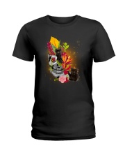Black Cat Tropical 0706 Ladies T-Shirt thumbnail