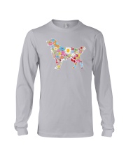 Golden Retriever Flower Long Sleeve Tee thumbnail