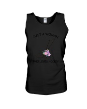 Hockey Love Woman 2104 Unisex Tank thumbnail