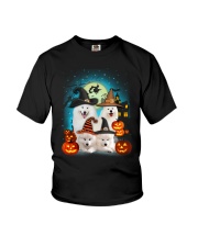Gaea - Samoyed Halloween - 1608 - 50 Youth T-Shirt thumbnail