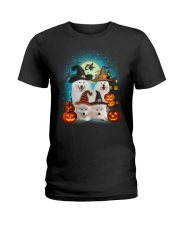 Gaea - Samoyed Halloween - 1608 - 50 Ladies T-Shirt thumbnail