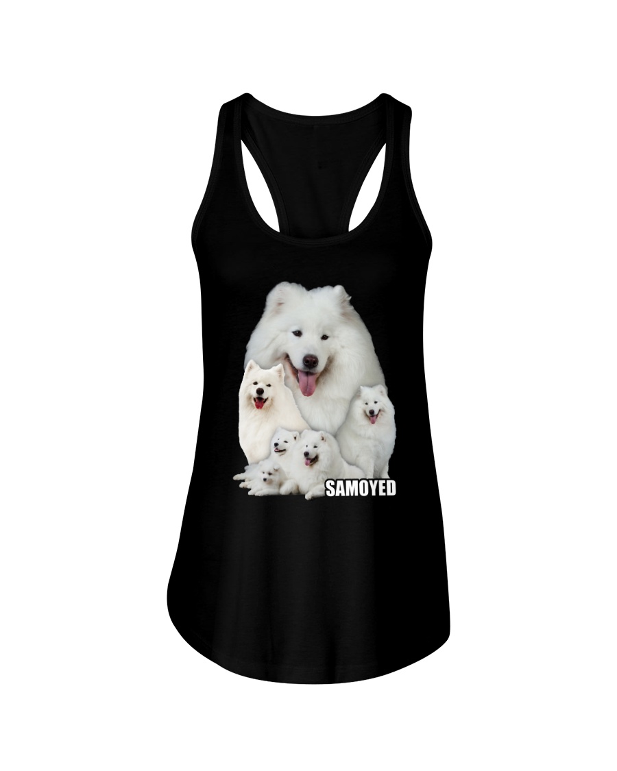 Samoyed Awesome 0506 Ladies Flowy Tank