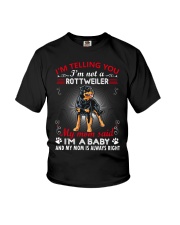 Rottweiler Telling Mom Youth T-Shirt thumbnail