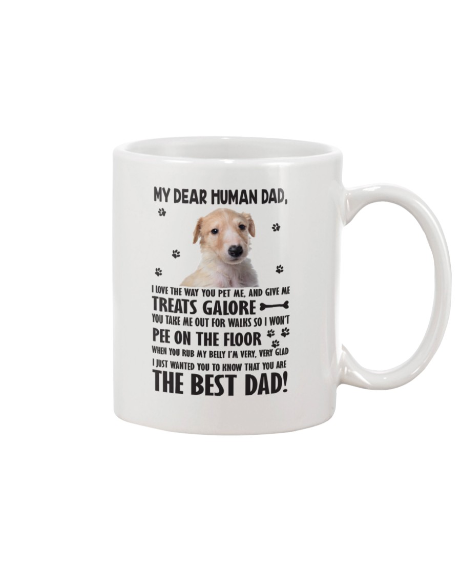 Borzoi Human Dad 0406 Mug