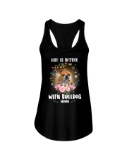 GAEA - Bulldog Around 1804 Ladies Flowy Tank thumbnail