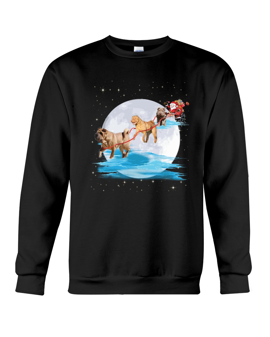 Shar Pei Santa Crewneck Sweatshirt