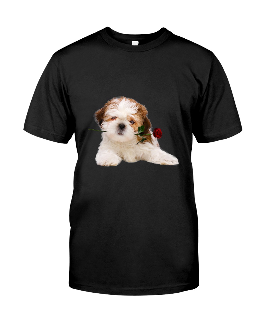 Shih Tzu Rose Classic T-Shirt