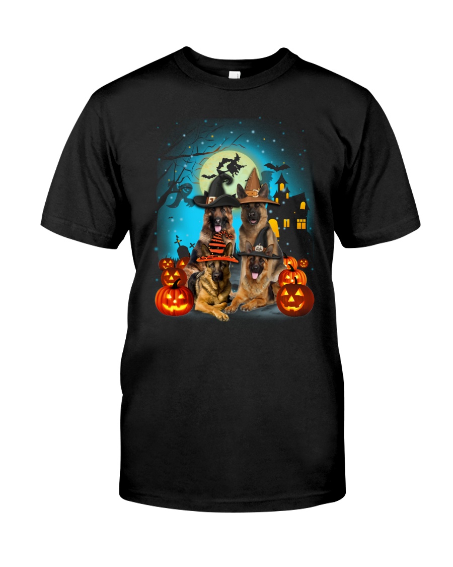 Gaea- German Shepherd Halloween-1508-22 Classic T-Shirt