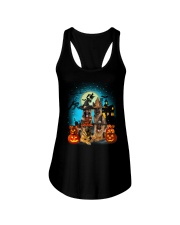 Gaea- German Shepherd Halloween-1508-22 Ladies Flowy Tank thumbnail