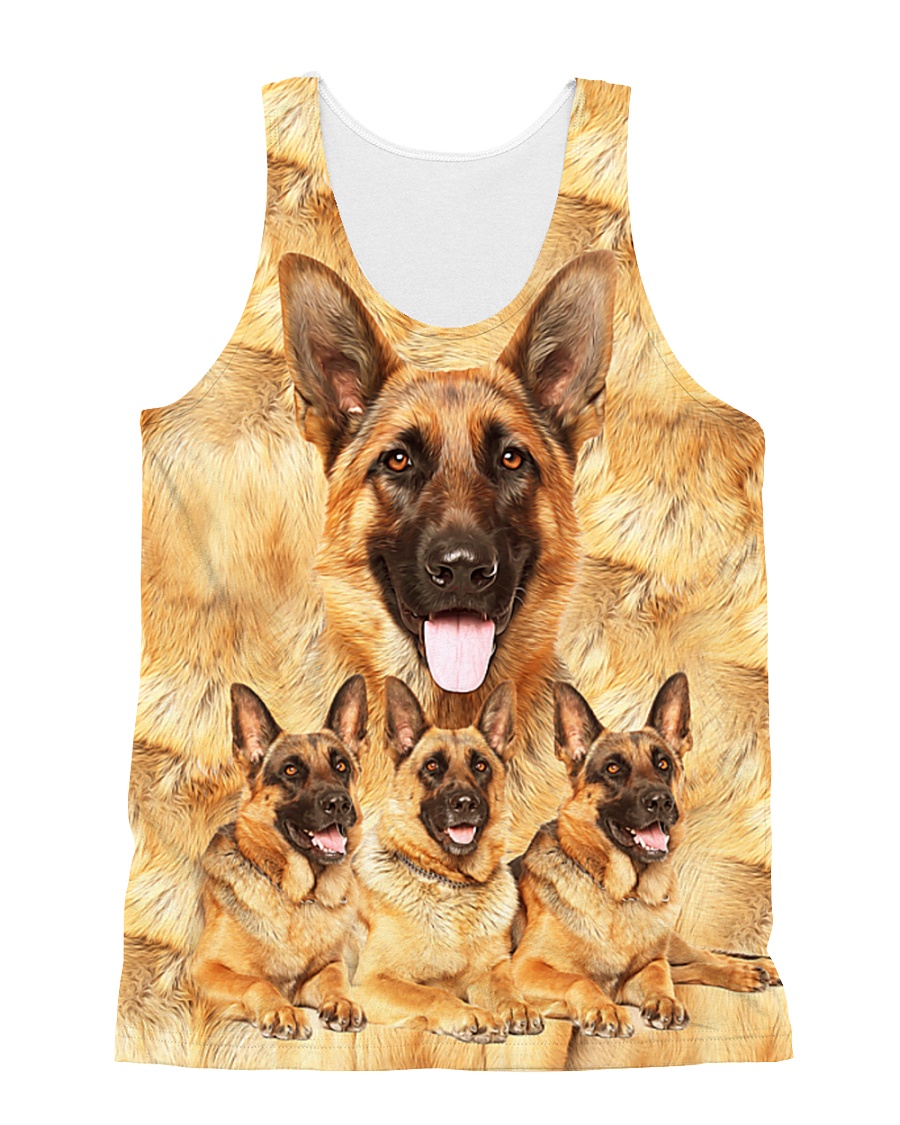 German Shepherd Great 1406 All-over Unisex Tank