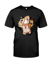 Shiba Inu Scratch - 0109 - 73 Classic T-Shirt thumbnail