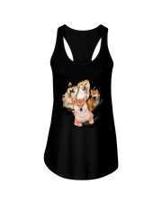 Shiba Inu Scratch - 0109 - 73 Ladies Flowy Tank thumbnail