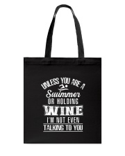 Swimming Holding 2604 Tote Bag thumbnail