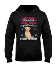 Golden Retriever Real Girl Hooded Sweatshirt thumbnail