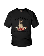 French Bulldog Love Woman 2104 Youth T-Shirt thumbnail