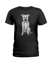 American Pit Bull Terrier Bling - 0903 Ladies T-Shirt thumbnail