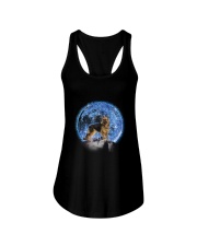 GAEA - German Shepherd Moon Bling 2703 Ladies Flowy Tank thumbnail