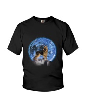 GAEA - German Shepherd Moon Bling 2703 Youth T-Shirt thumbnail