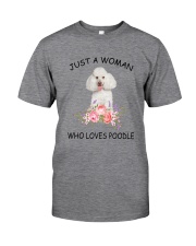 Poodle Love Woman 2104 Classic T-Shirt front