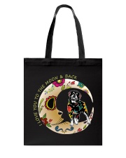 Rottweiler Bone Moon Tote Bag thumbnail